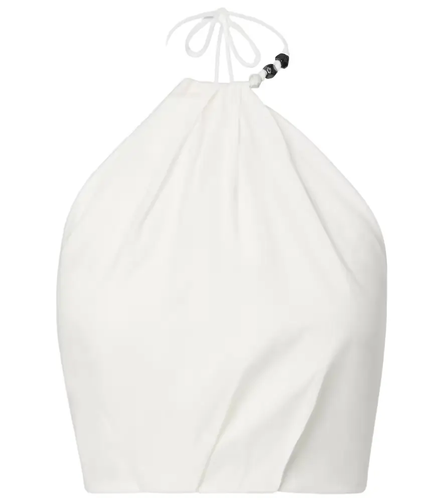 SIR Azura halterneck cotton top | Image 1 SIR Azura halterneck cotton top | Image 1