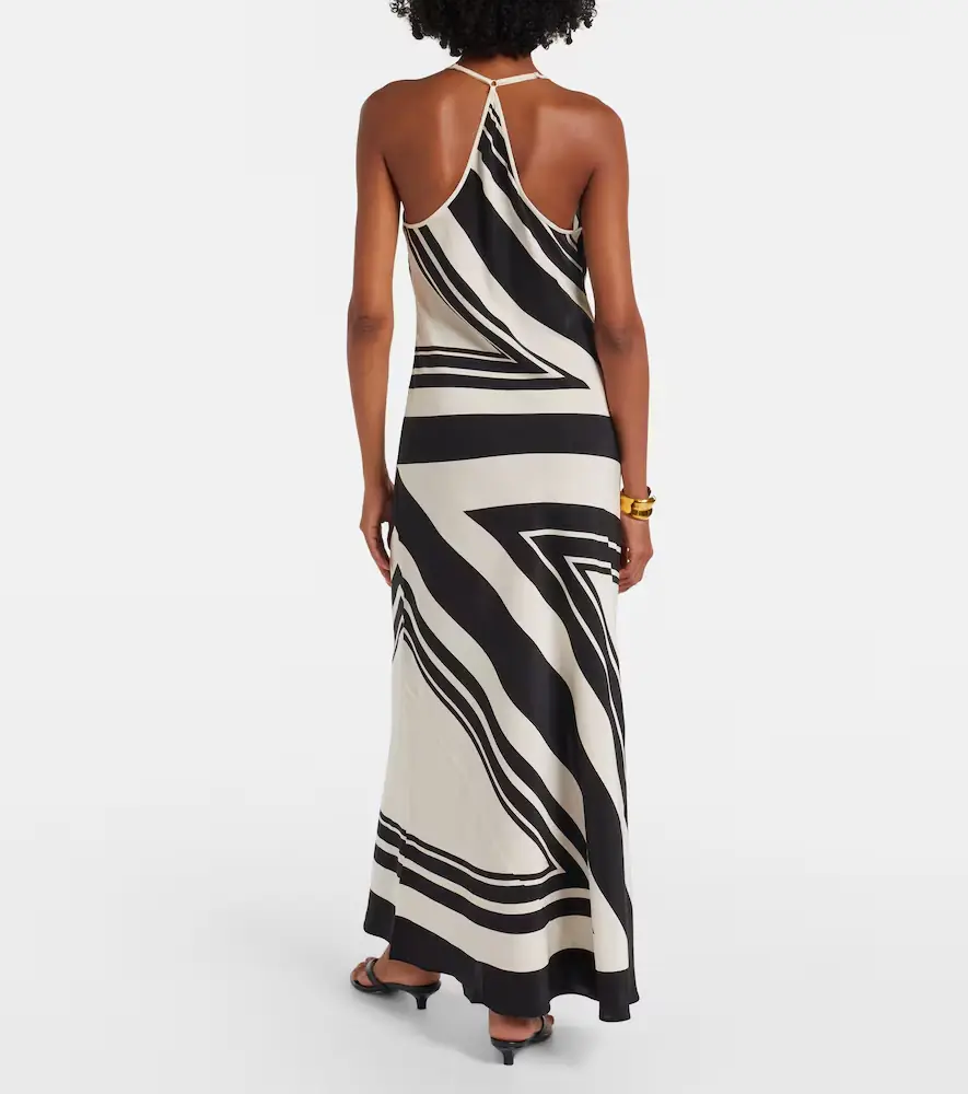 SIR. Pietra printed silk crêpe maxi dress | Thumbnail 5 SIR. Pietra printed silk crêpe maxi dress | Thumbnail 5