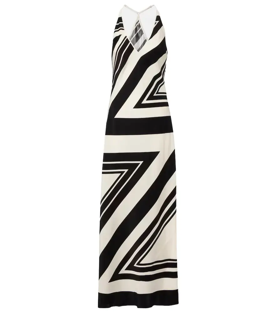 SIR Pietra printed silk crêpe maxi dress | Image 1 SIR Pietra printed silk crêpe maxi dress | Image 1