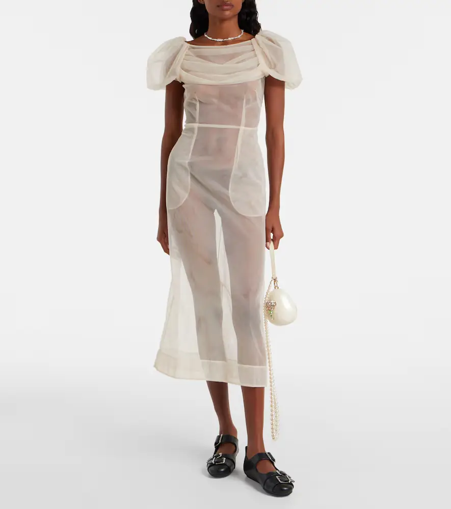 Simone Rocha Tulle midi dress | Thumbnail 2