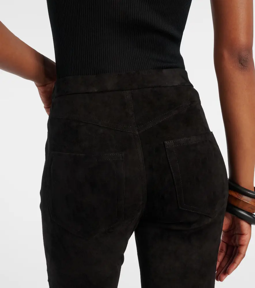 Isabel Marant Dorothea suede slim pants | Thumbnail 3 Isabel Marant Dorothea suede slim pants | Thumbnail 3
