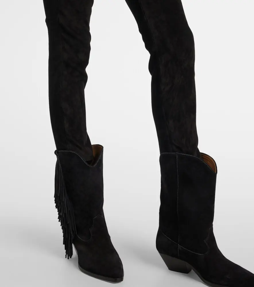Isabel Marant Dorothea suede slim pants | Thumbnail 6 Isabel Marant Dorothea suede slim pants | Thumbnail 6