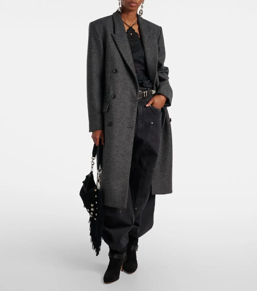 Isabel Marant Irene double-breasted virgin wool coat | Thumbnail 2