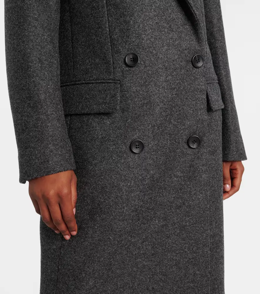 Isabel Marant Irene double-breasted virgin wool coat | Thumbnail 3