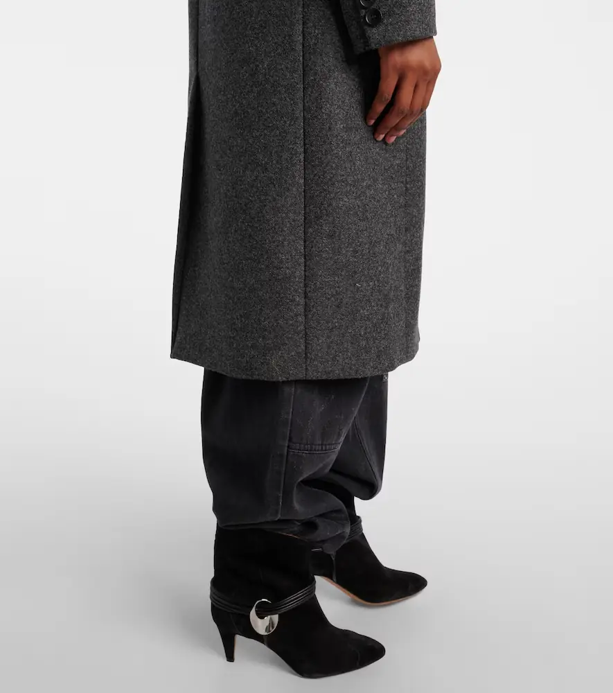 Isabel Marant Irene double-breasted virgin wool coat | Thumbnail 4