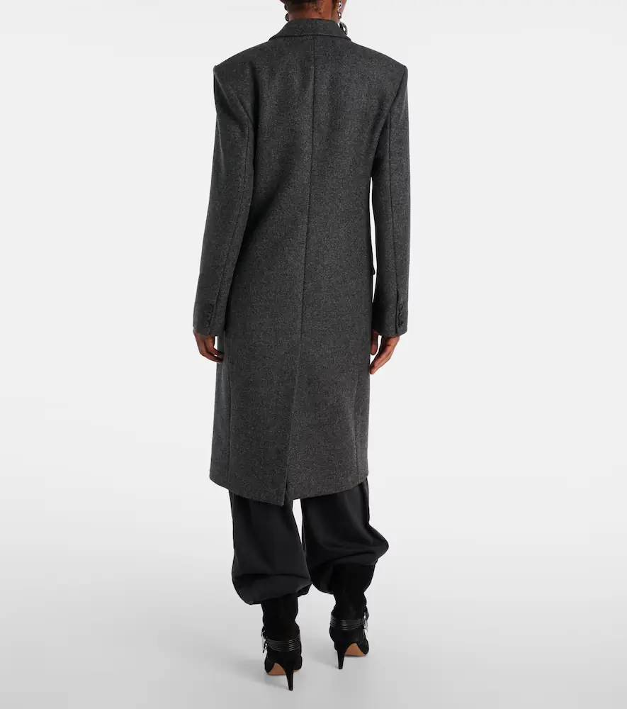 Isabel Marant Irene double-breasted virgin wool coat | Thumbnail 5