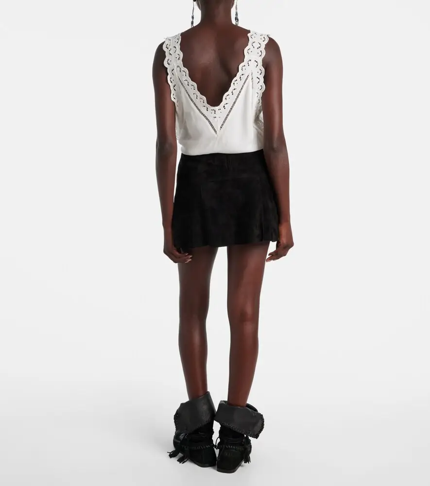 Isabel Marant Dilara suede miniskirt | Thumbnail 4 Isabel Marant Dilara suede miniskirt | Thumbnail 4