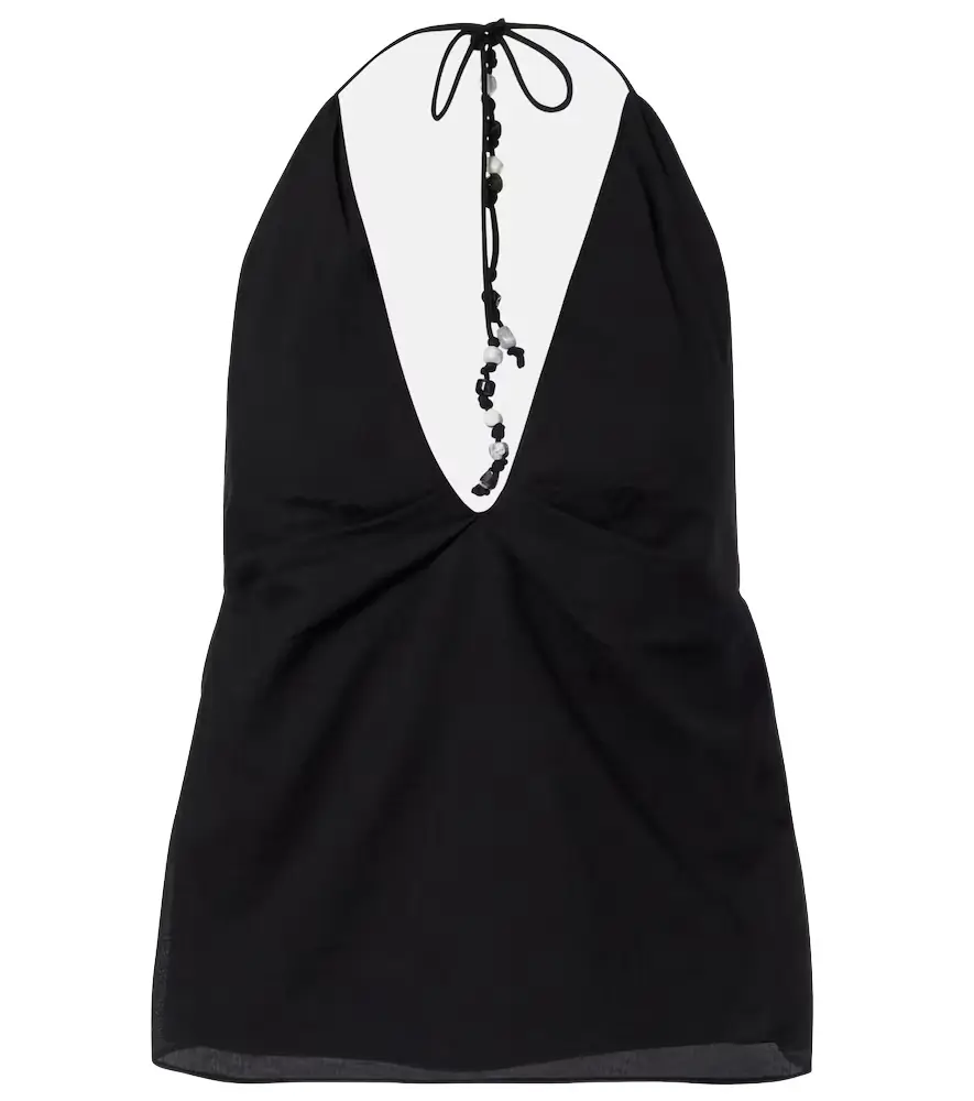 SIR Azura halterneck cotton top | Image 1 SIR Azura halterneck cotton top | Image 1