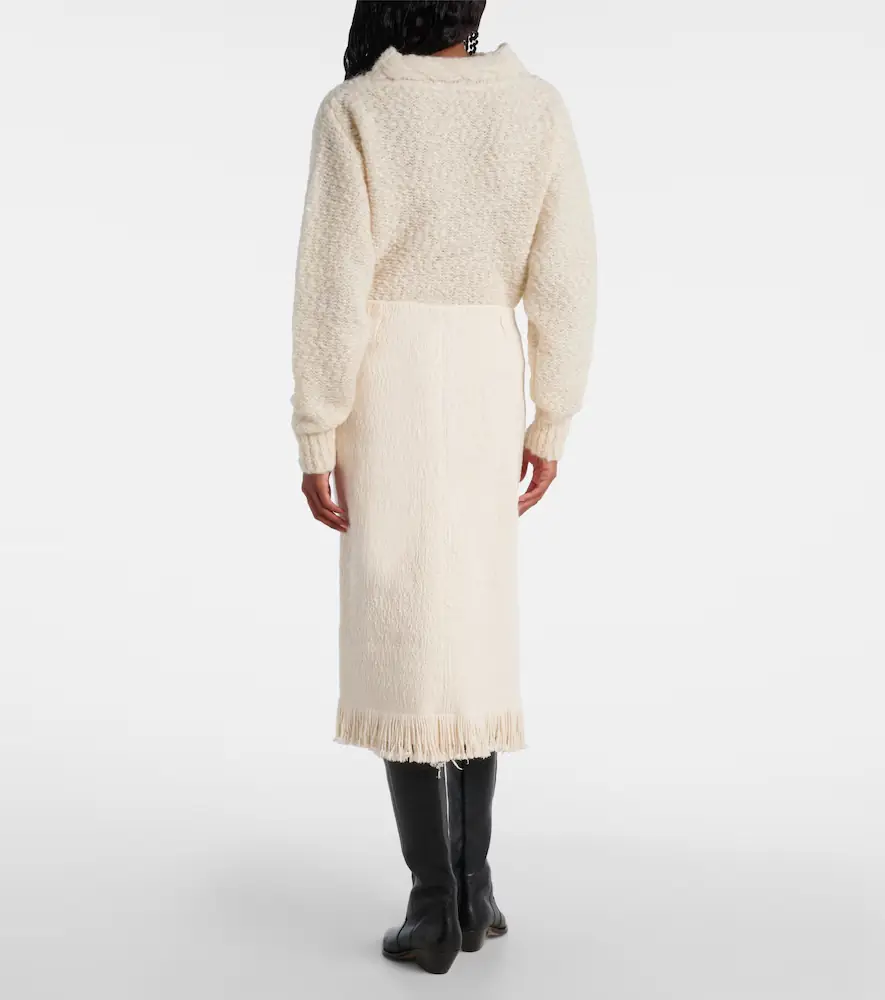Isabel Marant Galla cotton and linen midi skirt | Thumbnail 3 Isabel Marant Galla cotton and linen midi skirt | Thumbnail 3