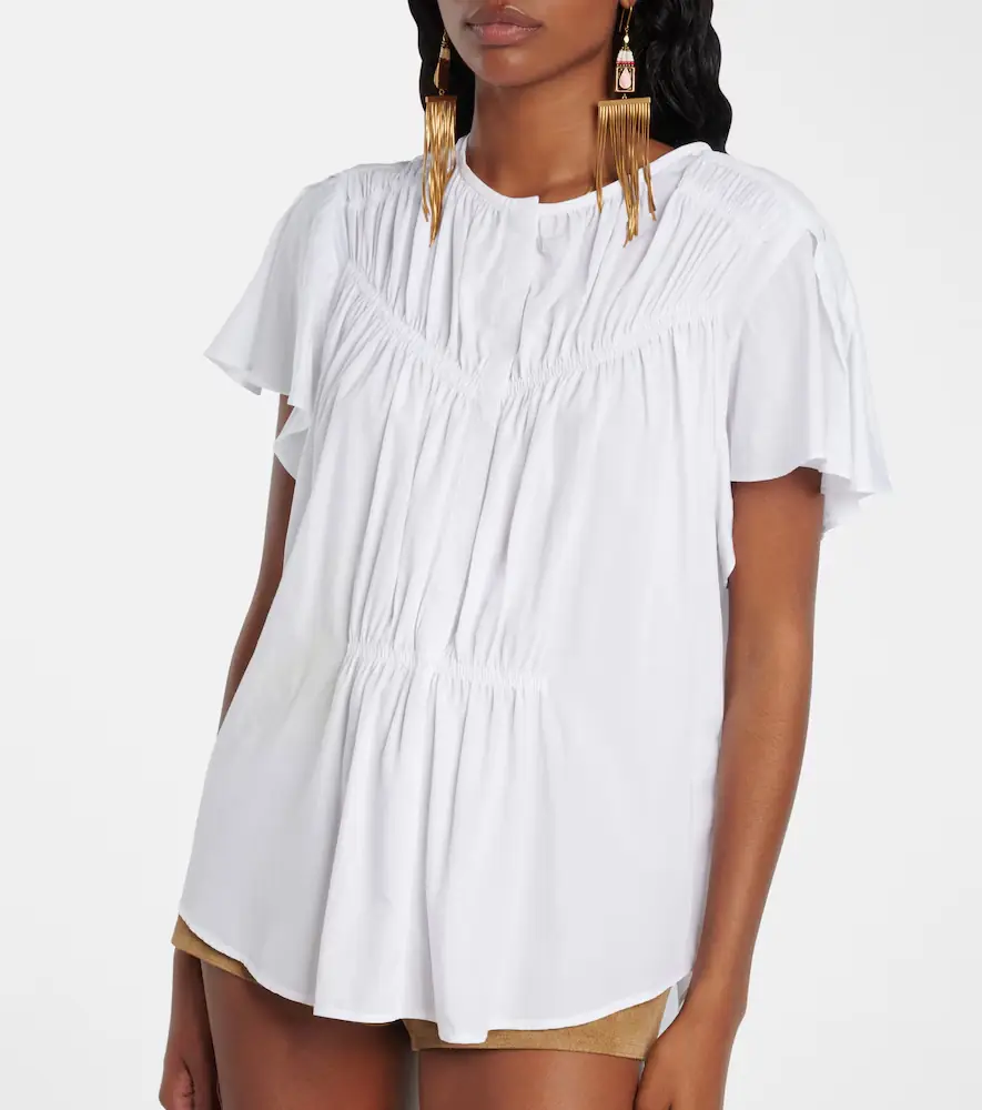 Isabel Marant Synda gathered top | Thumbnail 3
