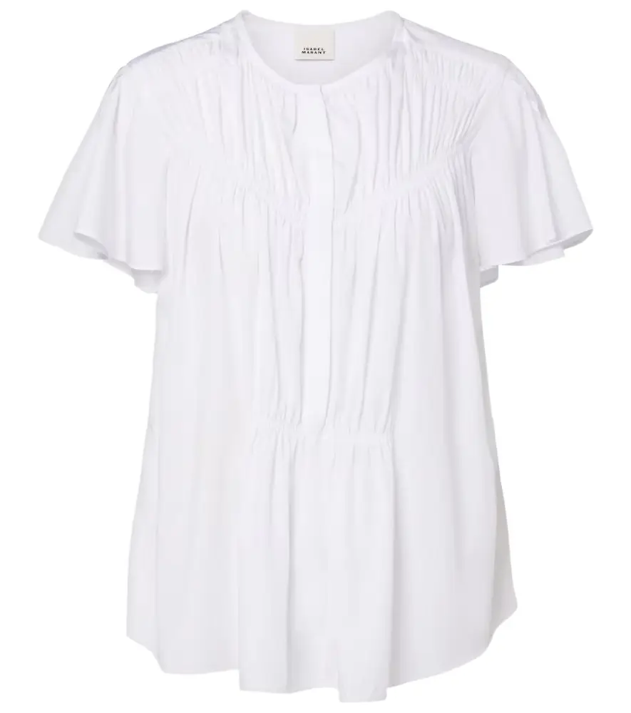 Isabel Marant Synda gathered top