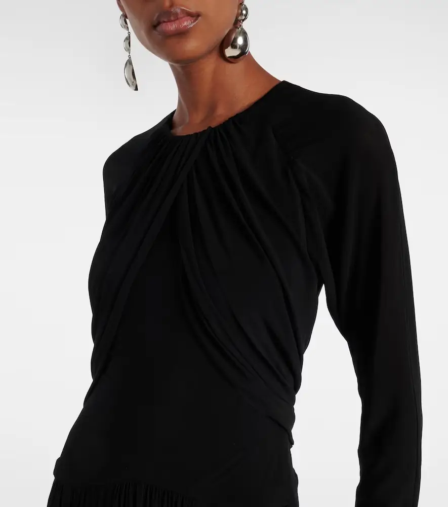 Isabel Marant Galina draped gathered jersey maxi dress | Thumbnail 3 Isabel Marant Galina draped gathered jersey maxi dress | Thumbnail 3
