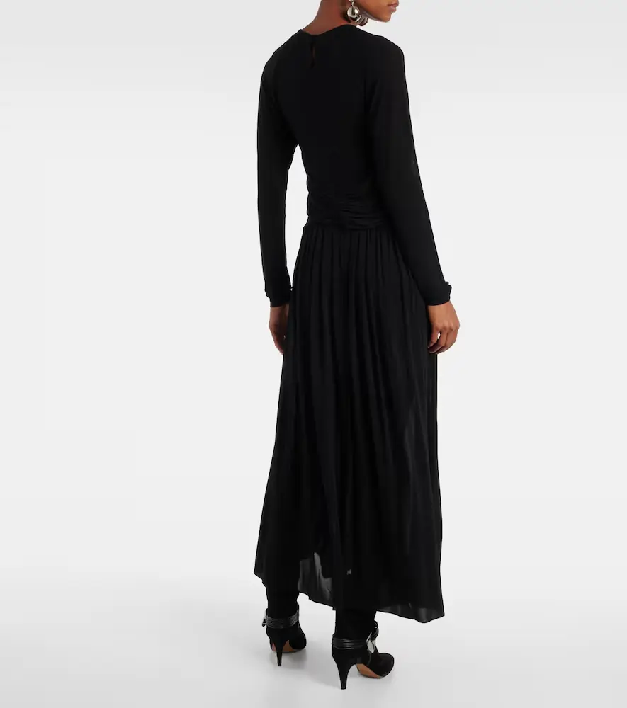 Isabel Marant Galina draped gathered jersey maxi dress | Thumbnail 4 Isabel Marant Galina draped gathered jersey maxi dress | Thumbnail 4