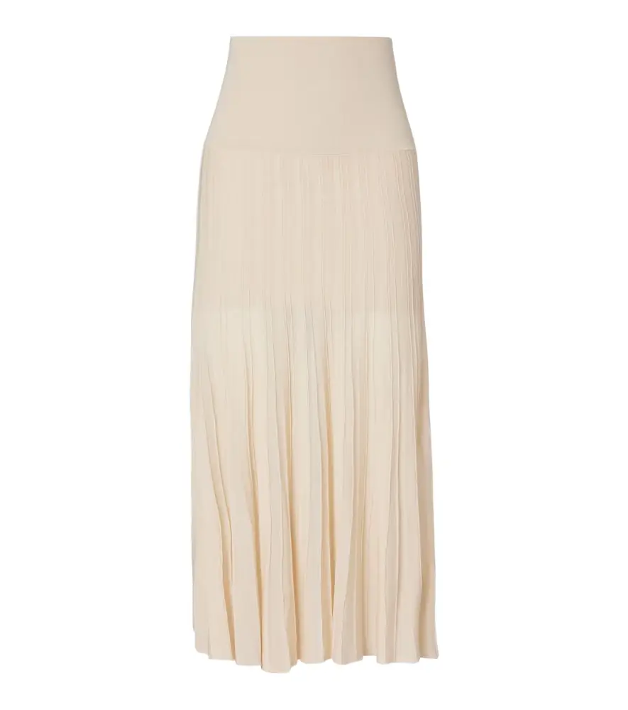 Isabel Marant Ezra pleated semi-sheer crêpe skirt | Image 1 Isabel Marant Ezra pleated semi-sheer crêpe skirt | Image 1