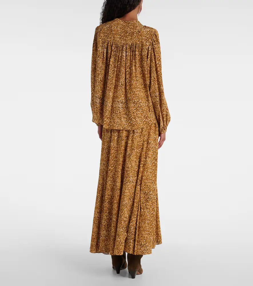 Isabel Marant Sally printed silk-blend blouse | Thumbnail 3 Isabel Marant Sally printed silk-blend blouse | Thumbnail 3