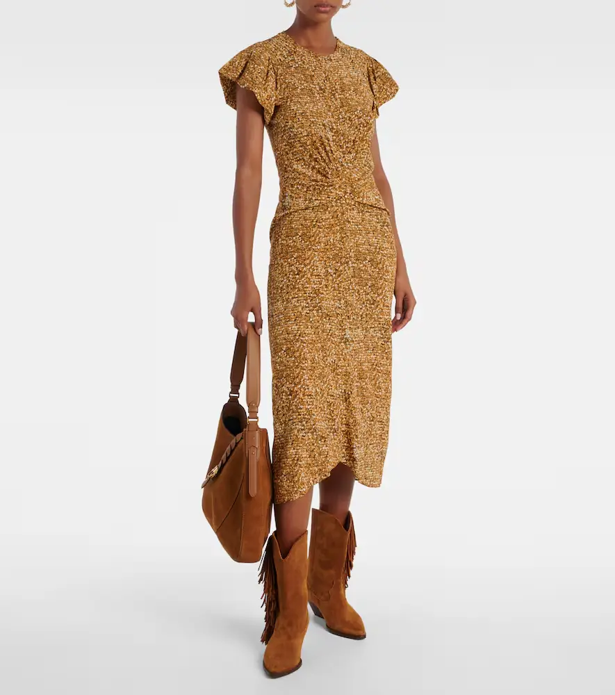 Isabel Marant Terena printed silk-blend midi dress | Thumbnail 2