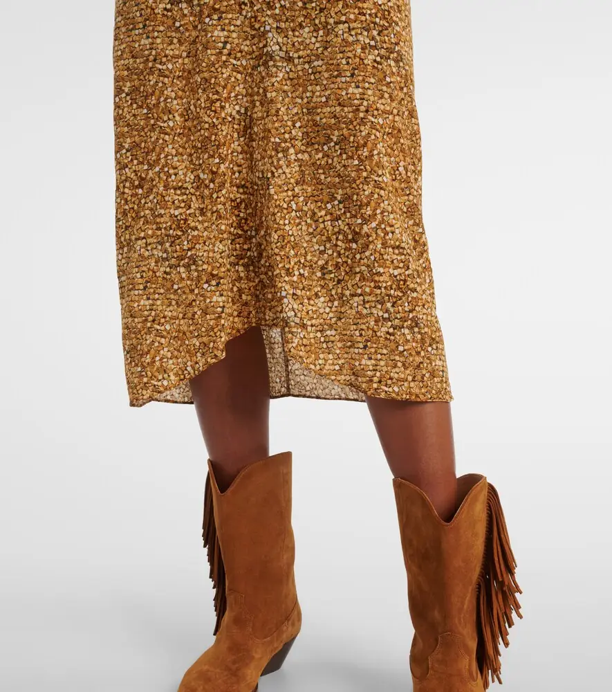 Isabel Marant Terena printed silk-blend midi dress | Thumbnail 6