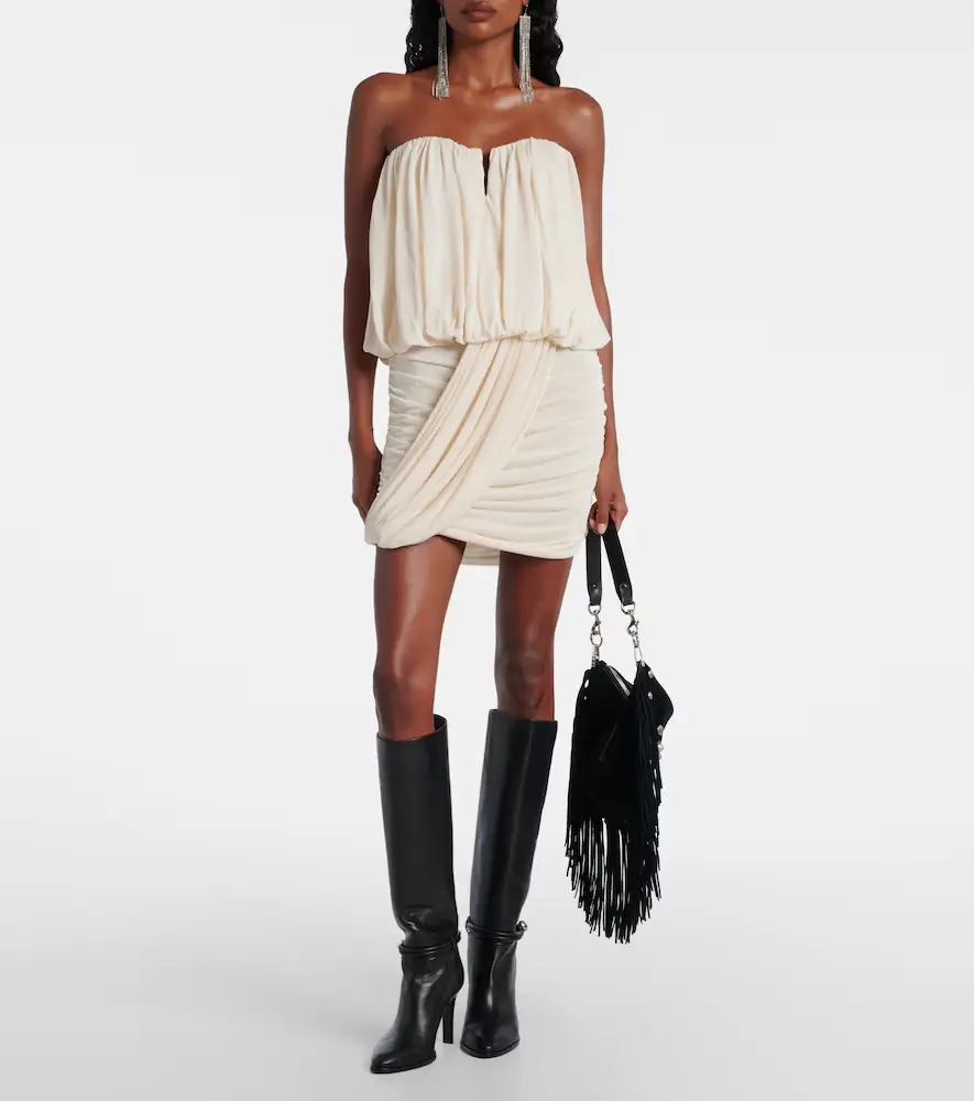 Isabel Marant Adeli draped jersey corset dress | Thumbnail 2