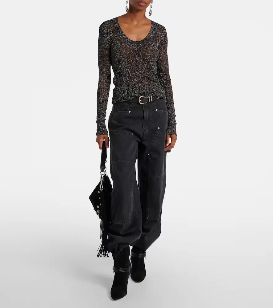 Isabel Marant Thalia lamé top | Thumbnail 2 Isabel Marant Thalia lamé top | Thumbnail 2