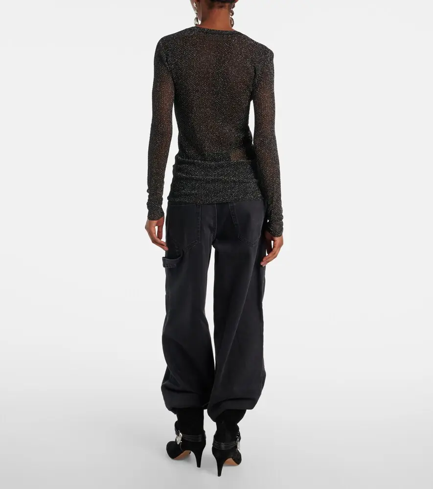 Isabel Marant Thalia lamé top | Thumbnail 4 Isabel Marant Thalia lamé top | Thumbnail 4