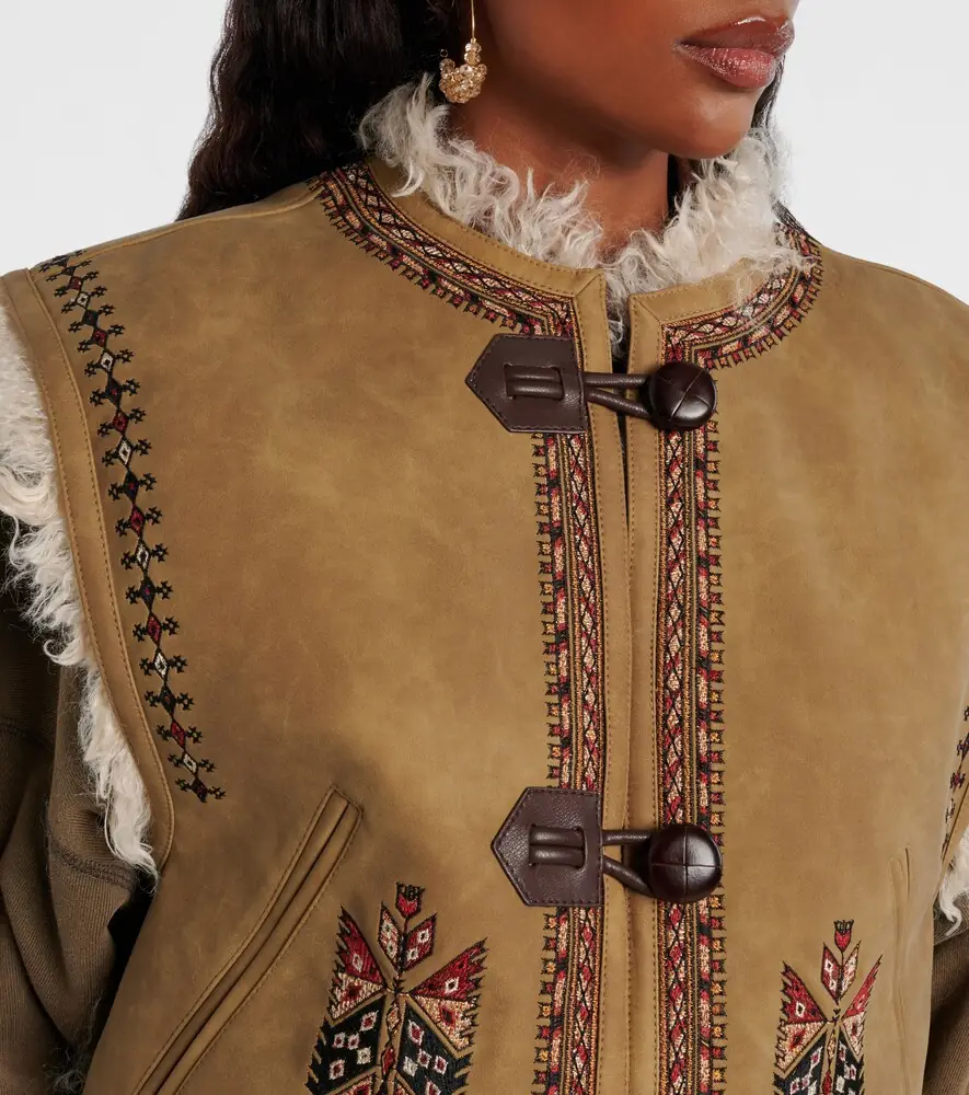 Marant Étoile Clemencia embroidered vest | Thumbnail 4