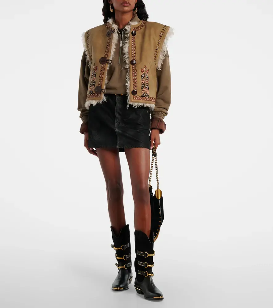 Marant Étoile Clemencia embroidered vest | Thumbnail 5