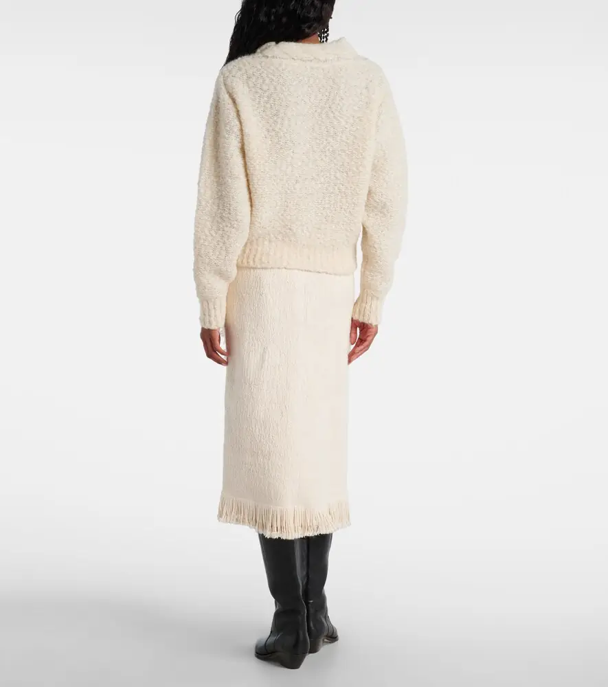 Isabel Marant Romane cable-knit turtleneck sweater | Thumbnail 6