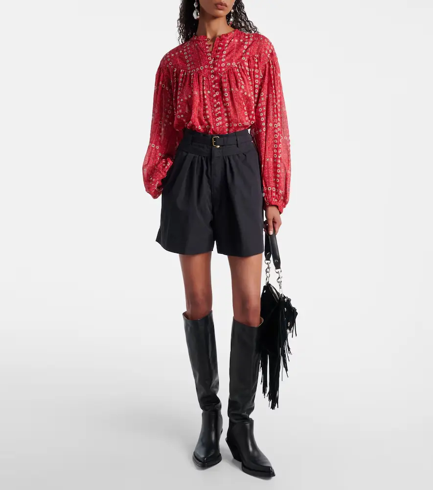 Marant Étoile Danica cotton-blend Bermuda shorts | Thumbnail 3