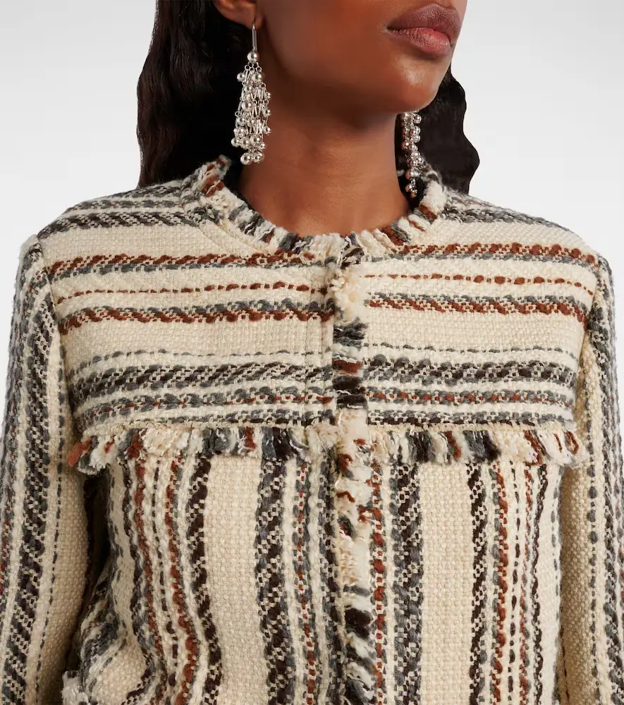 Marant Étoile Izaria cotton and wool-blend jacket | Thumbnail 4