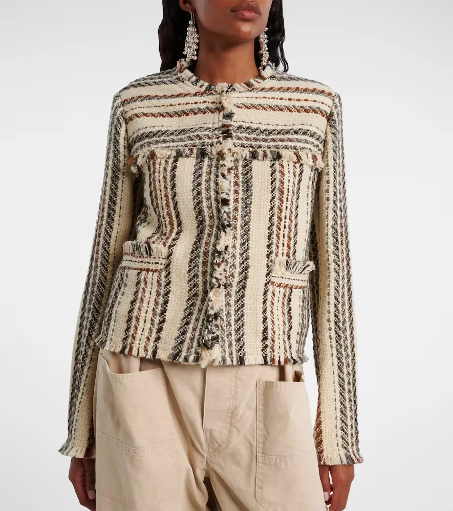 Marant Étoile Izaria cotton and wool-blend jacket | Thumbnail 5