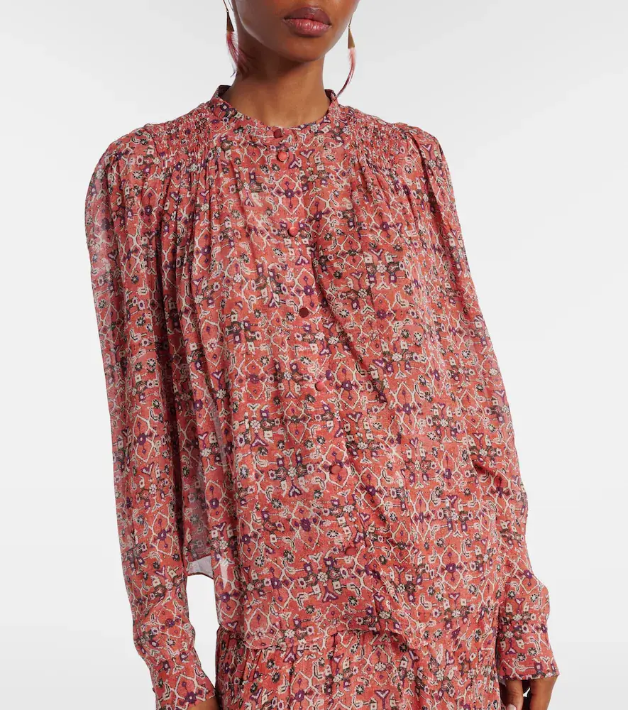 Marant Étoile Neolin printed crêpe blouse | Thumbnail 2