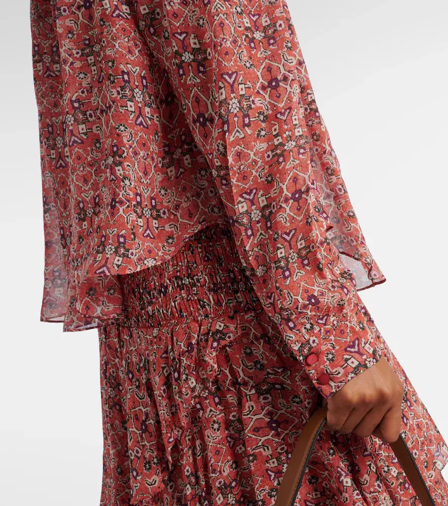 Marant Étoile Neolin printed crêpe blouse | Thumbnail 3