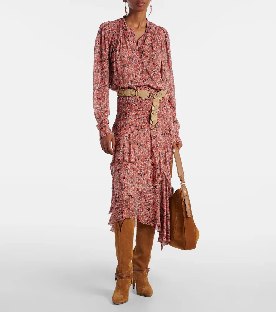 Marant Étoile Neolin printed crêpe blouse | Thumbnail 4