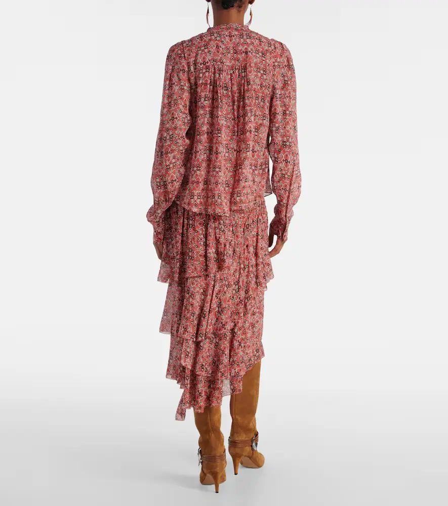 Marant Étoile Neolin printed crêpe blouse | Thumbnail 5