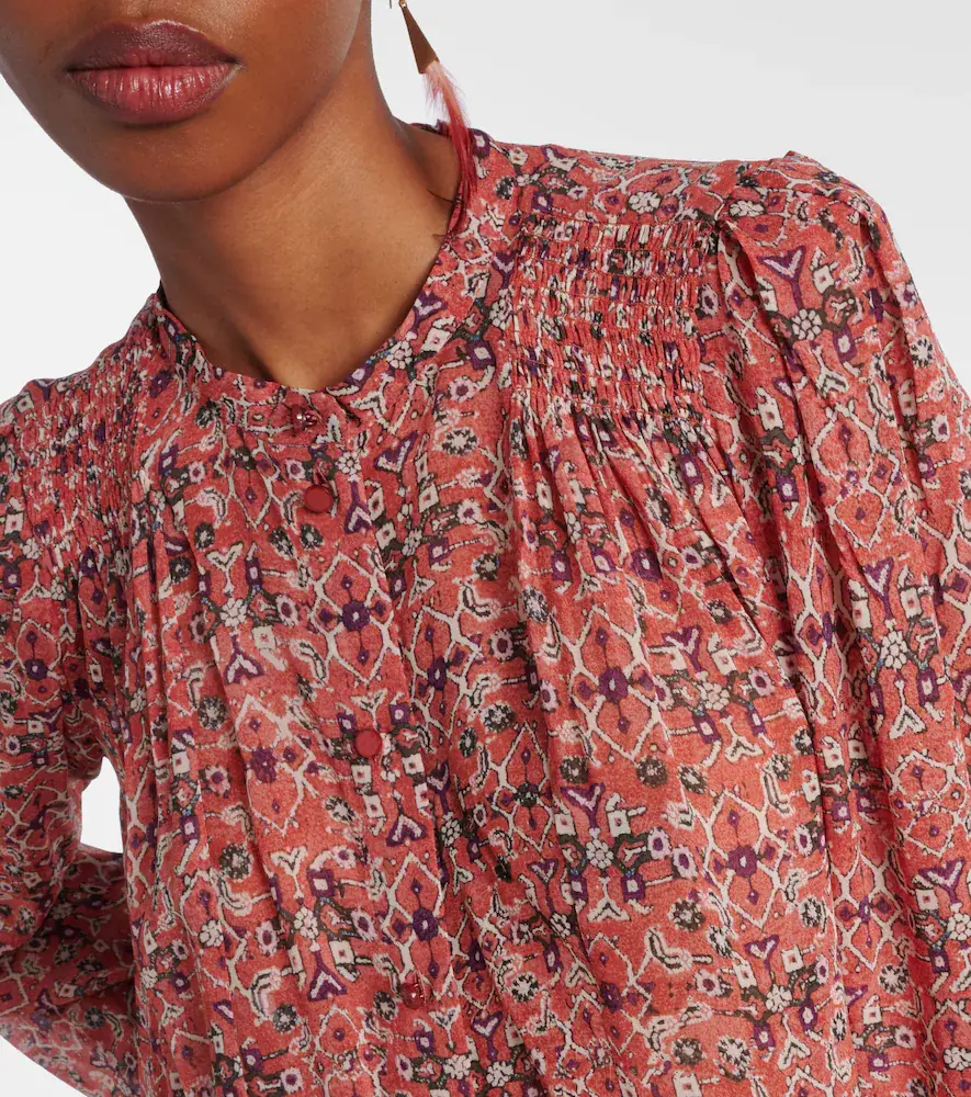 Marant Étoile Neolin printed crêpe blouse | Thumbnail 6