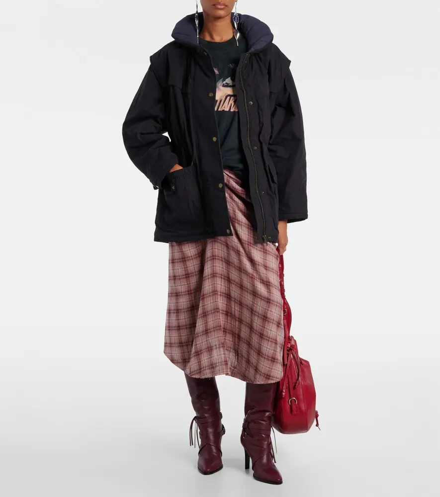 Marant Étoile Damone hooded cotton-blend jacket | Thumbnail 3