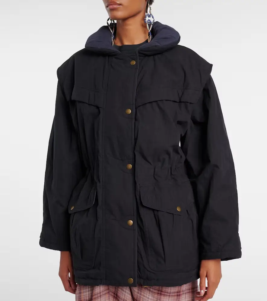 Marant Étoile Damone hooded cotton-blend jacket | Thumbnail 4
