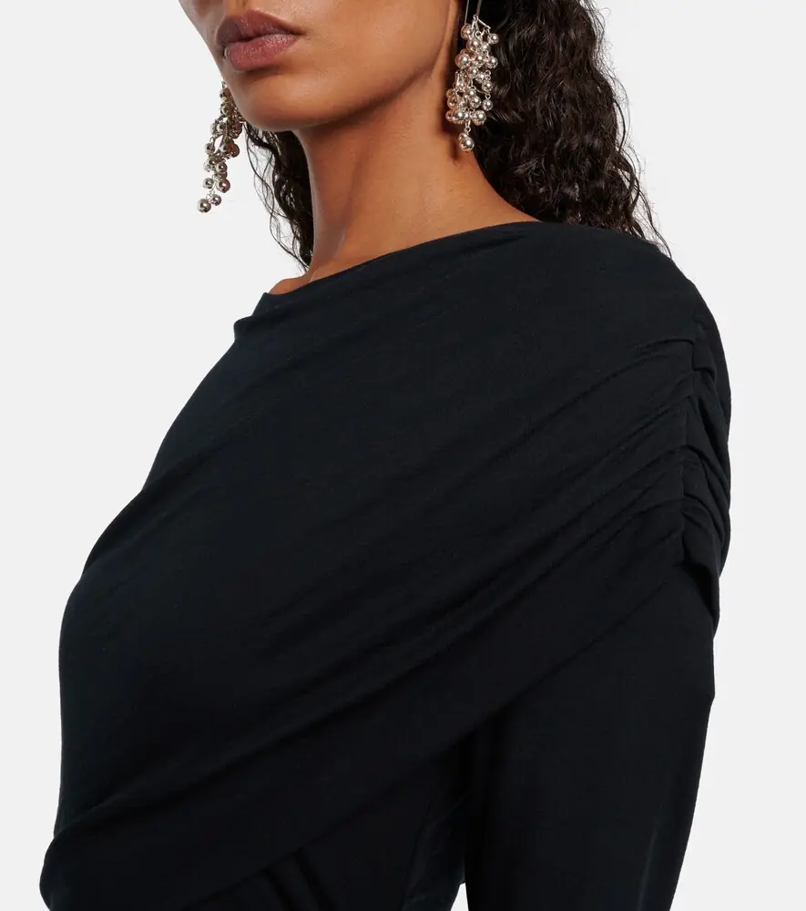 Marant Étoile Denise draped jersey minidress | Thumbnail 3