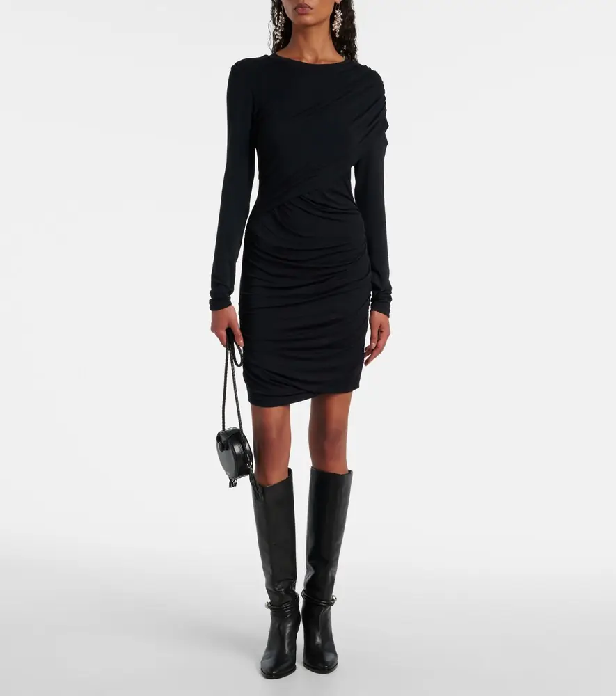 Marant Étoile Denise draped jersey minidress | Thumbnail 4