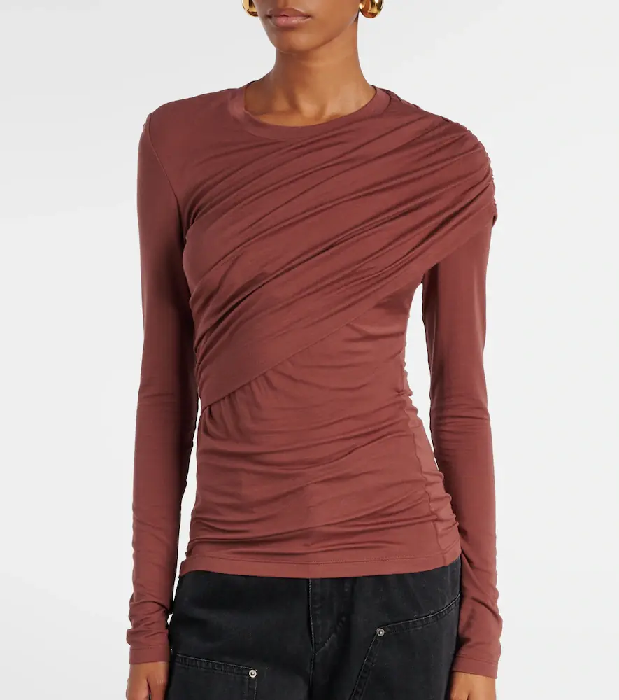 Marant Étoile Dressi draped jersey top | Thumbnail 5