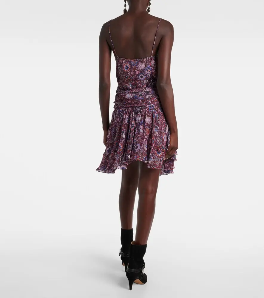Marant Étoile Berencia floral ruffled miniskirt | Thumbnail 4