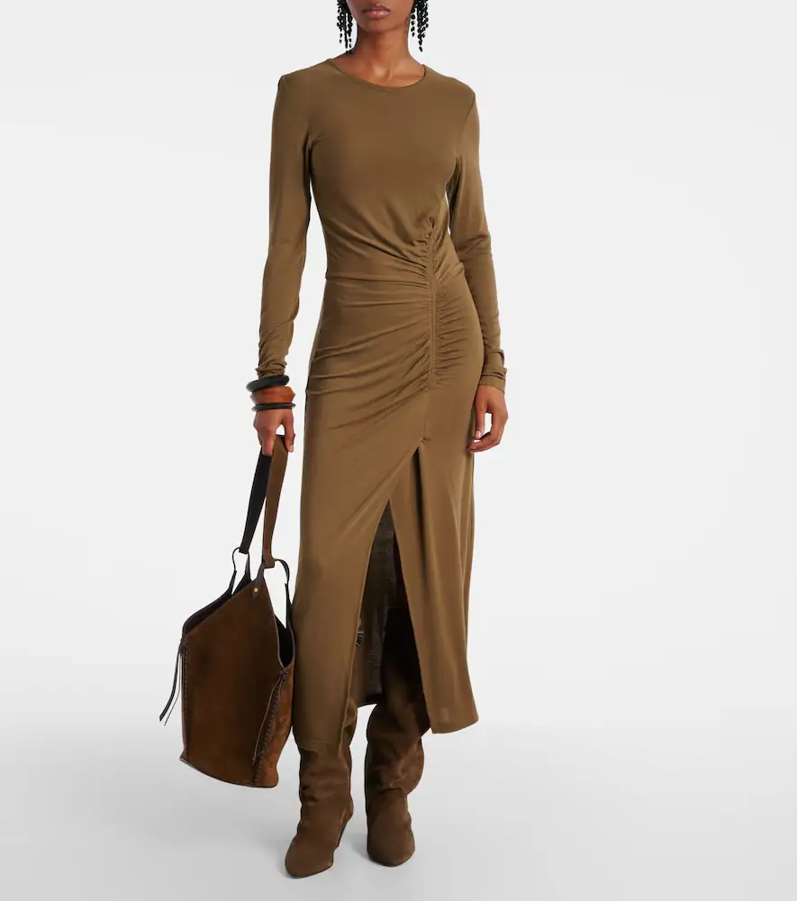 Marant Étoile Jelina gathered jersey maxi dress | Thumbnail 4