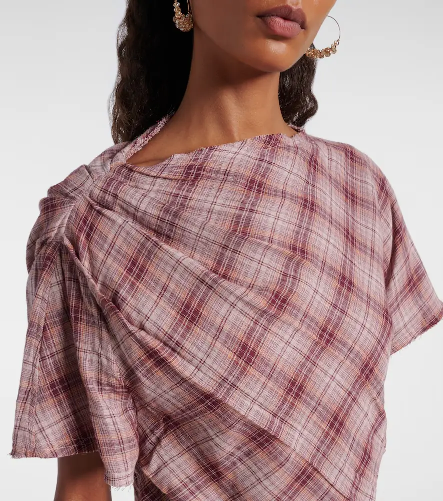 Marant Étoile Neyela checked cotton T-shirt | Thumbnail 3