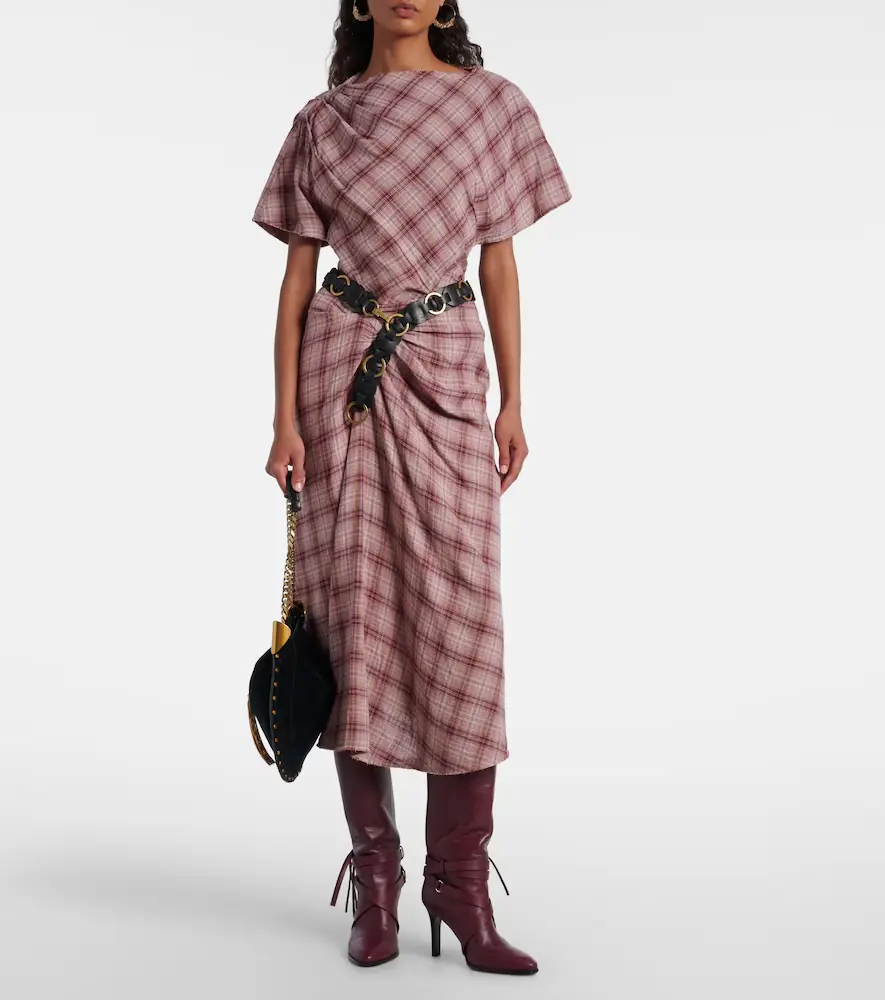 Marant Étoile Neyela checked cotton T-shirt | Thumbnail 4