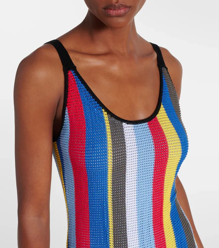 Staud Jessica striped crochet midi dress | Thumbnail 2 Staud Jessica striped crochet midi dress | Thumbnail 2