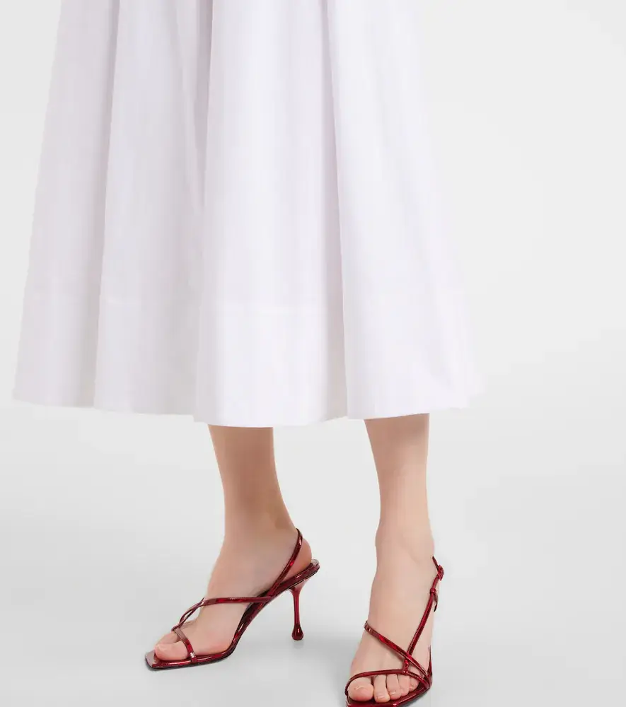 Staud Wells pleated midi dress | Thumbnail 5 Staud Wells pleated midi dress | Thumbnail 5