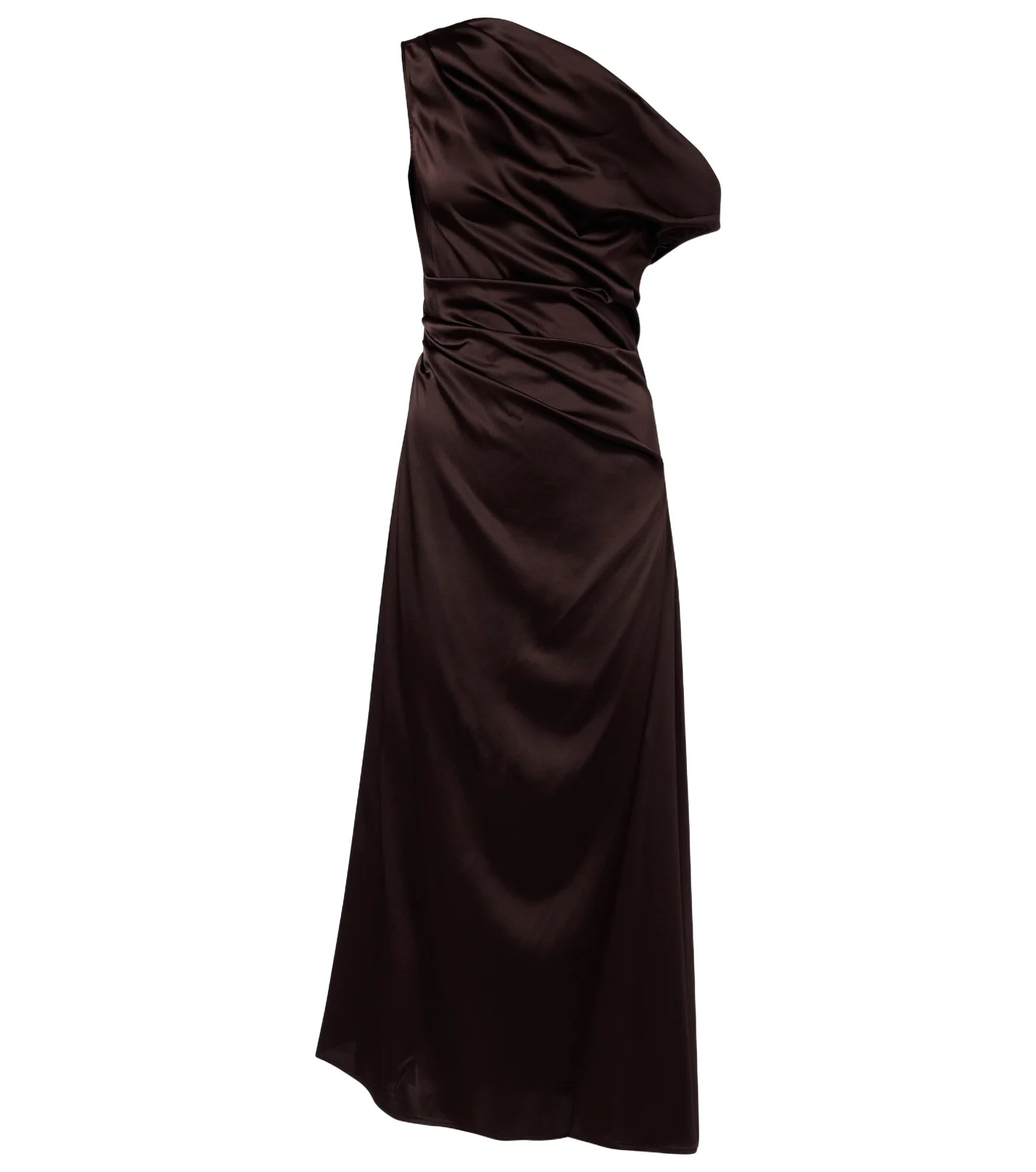 Staud Phare silk-blend satin cocktail dress
