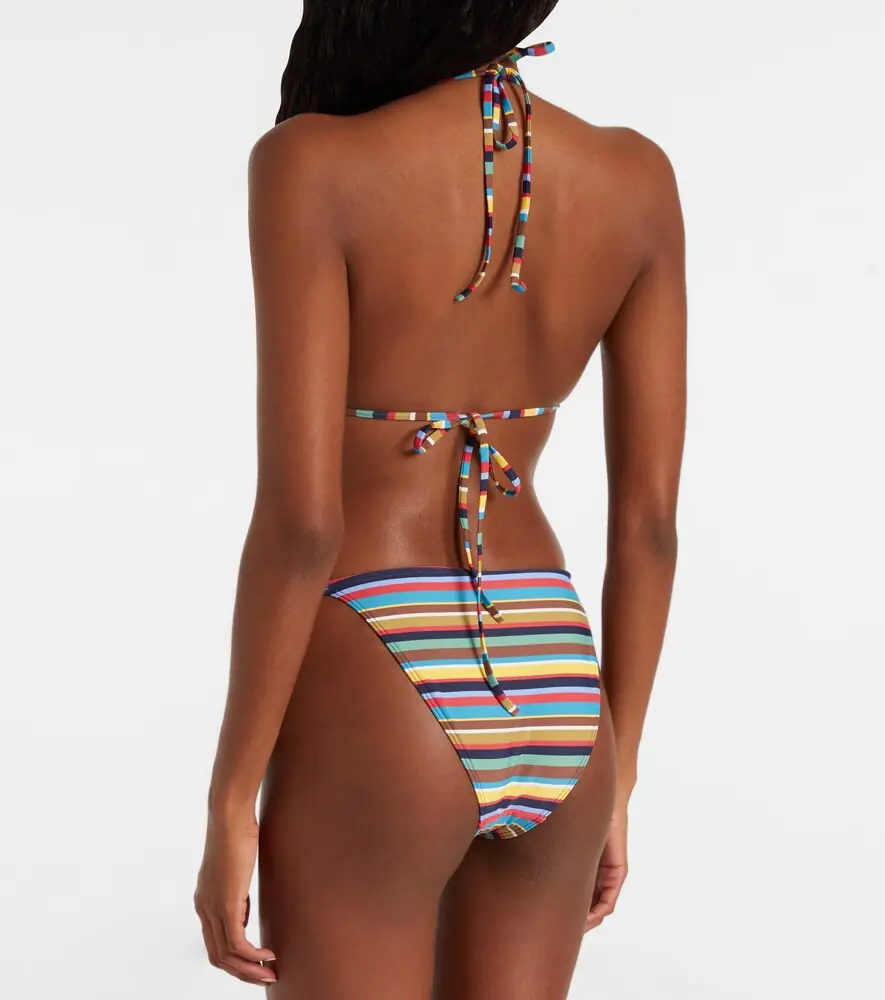 Staud Sisley striped low-rise bikini bottoms | Thumbnail 3 Staud Sisley striped low-rise bikini bottoms | Thumbnail 3