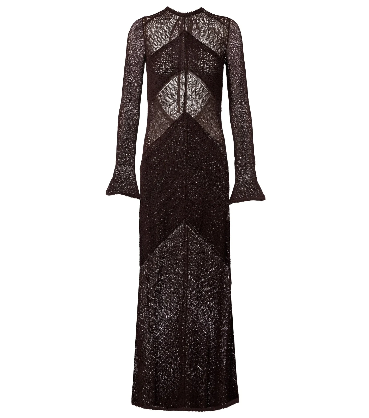 Vera knitted open-back maxi dress Vera knitted open-back maxi dress