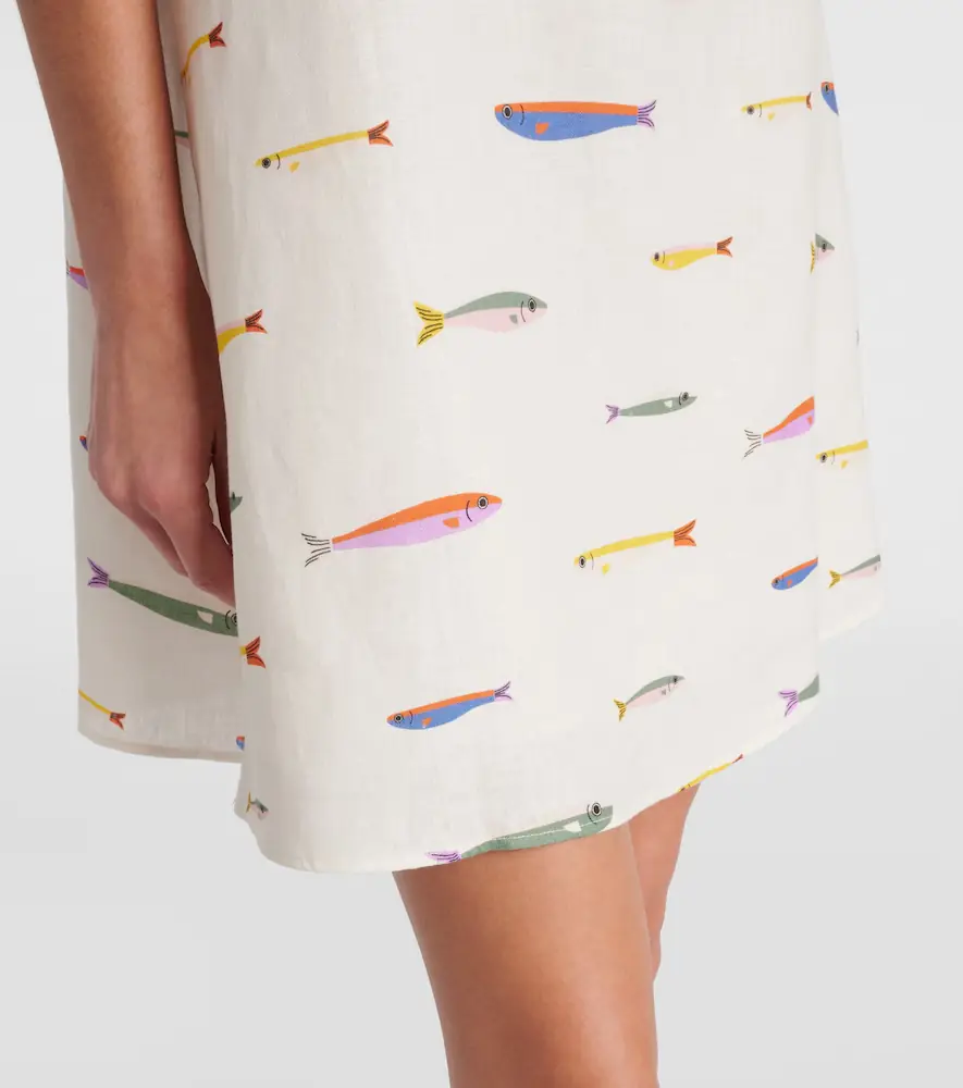 Staud Laura printed cotton minidress | Thumbnail 3 Staud Laura printed cotton minidress | Thumbnail 3